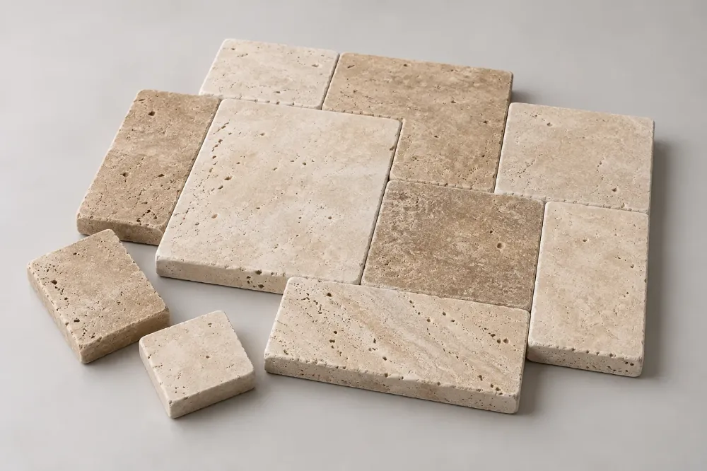 Representative Travertine Pavers product samples