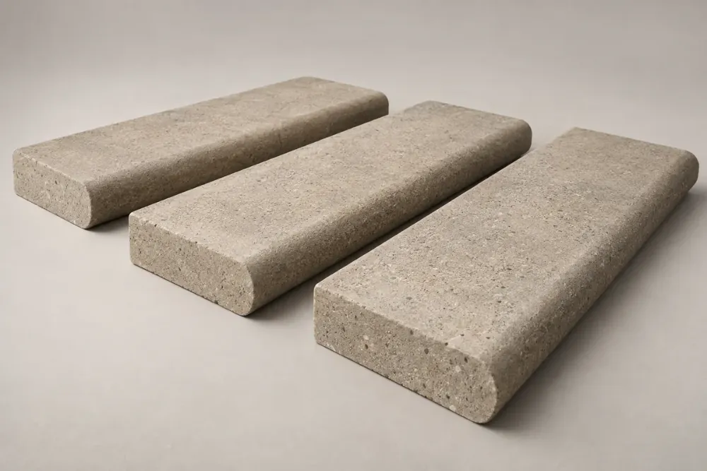 Representative 6×14 Bullnose / Coping paver layout