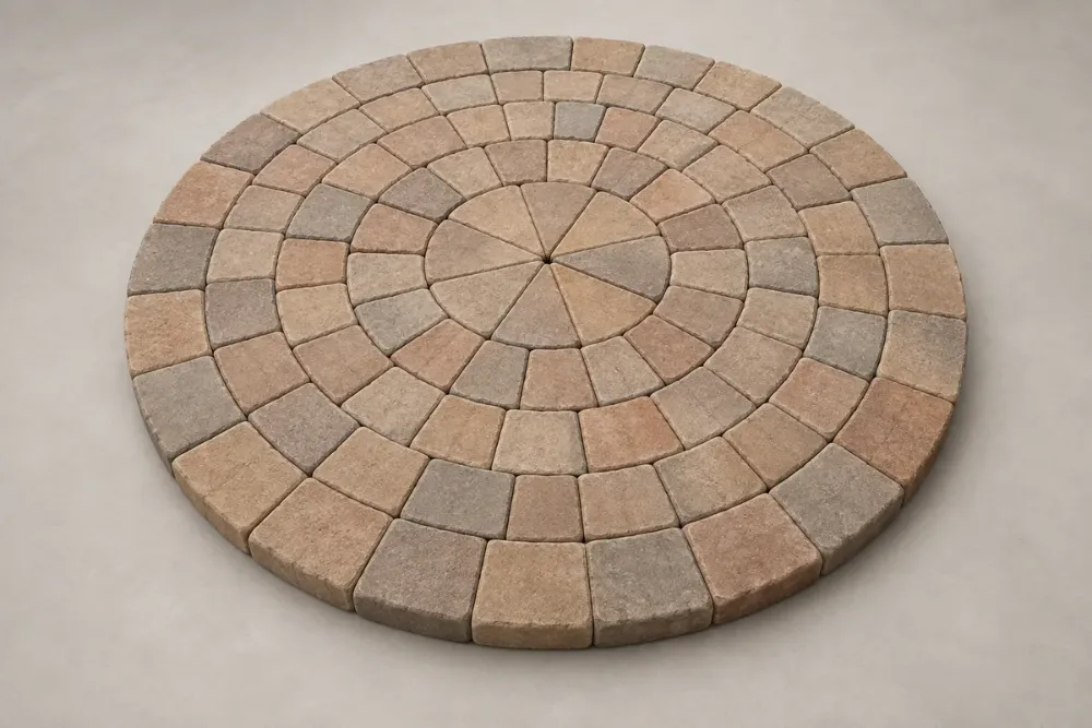 Representative Circle Kits paver surface
