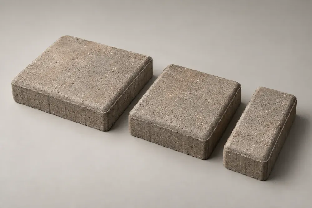 Representative Monumental Traditional Combo paver layout