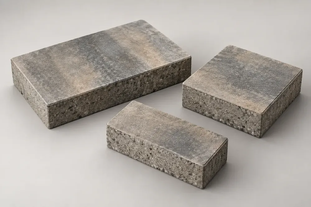 Representative Monumental Urban Combo paver layout