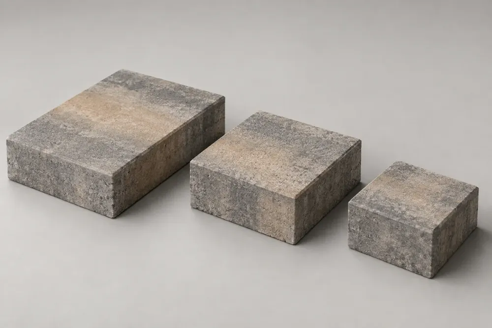 Representative Urban Combo paver layout